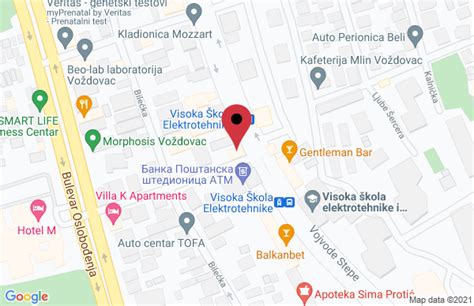 Kontakt Mapa Slavonac Mesare Adresa Vojvode Stepe 264 Lokacija