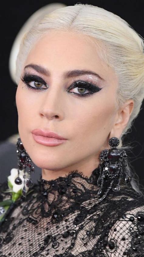 Lady Gaga At The 60th Annual Grammy Awards Lady Gaga Makeup Lady Gaga