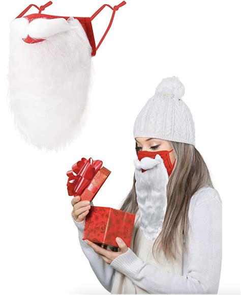 A Jolly Santa Claus Beard Face Mask