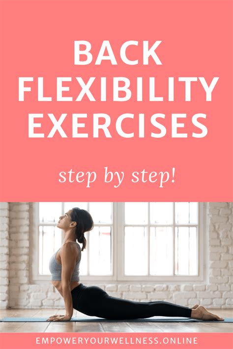 Spine Flexibility Exercises Empower Yourwellness