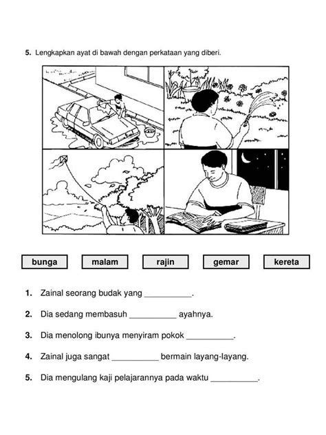 Latihan Pemulihan Bahasa Melayu Tahun 3 Malay Language School Kids