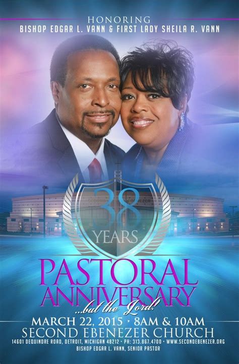 38th Pastoral Anniversary Pastor Anniversary Anniversary Pastoral