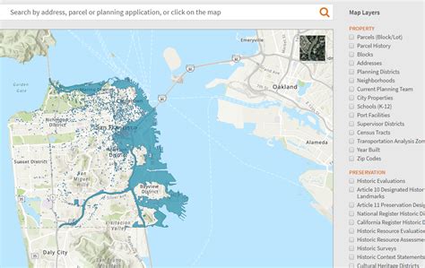 San Francisco Planning Department Gis Tools