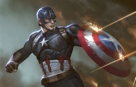 Captain America Shield Artwork Hd Wallpaperhd Superheroes Wallpapers
