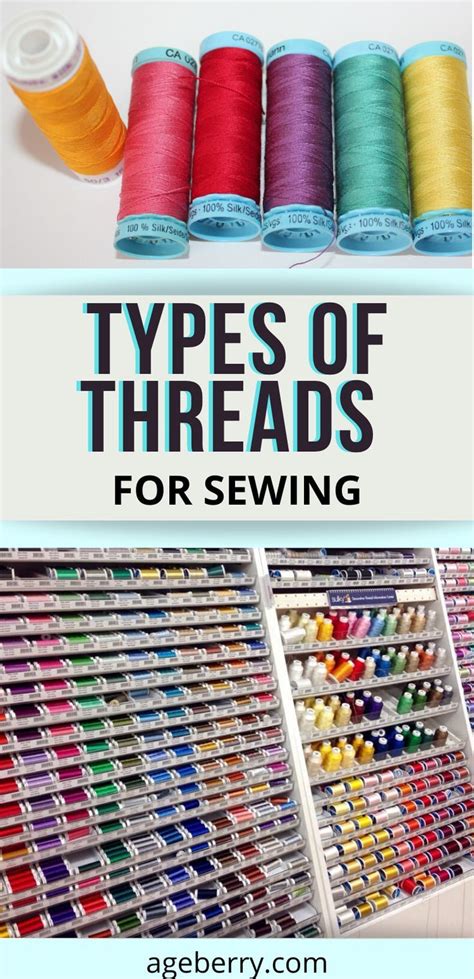 Sewing Thread Types And Uses In 2020 Sewing Basics Sewing Machine
