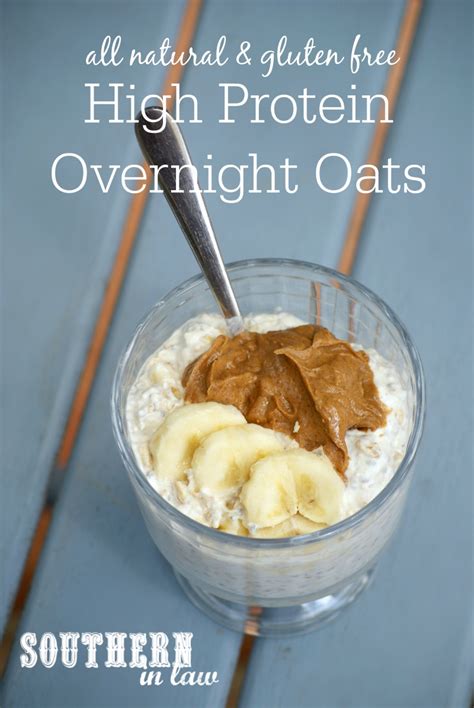 Overnight oatmeal is very popular, some people add greek yogurt to theirs for more protein, but personally i'm not a fan of the tangy taste. Southern In Law: Recipe: My Favourite Protein Packed ...