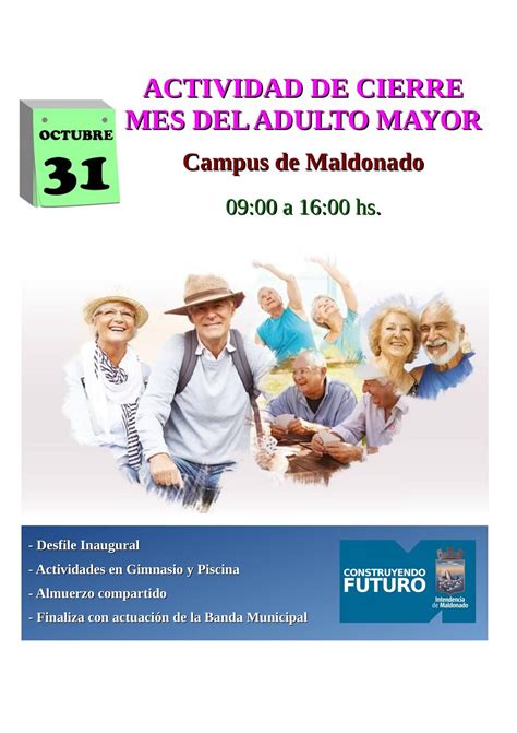 Final De Actividades Por El Mes Del Adulto Mayor En El Campus De Maldonado