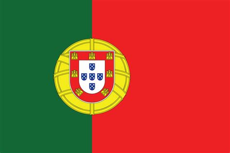 Essa bandeira é a nacional da república portuguesa e foi instituída depois da queda do governo monárquico em 30 de junho de 1911. bandeira-Portugal