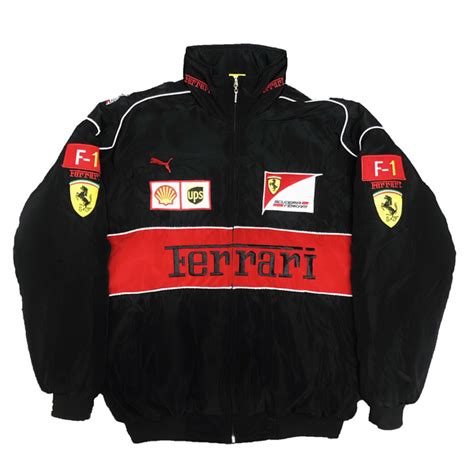 Vintage Ferrari F1 Jacket Black On Storenvy