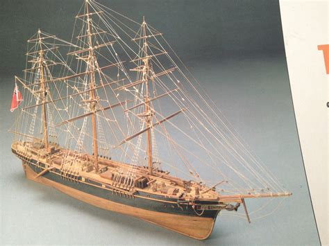 The Antique Picks Antique Vintage 1960s Wood Boat Ship Model 1868