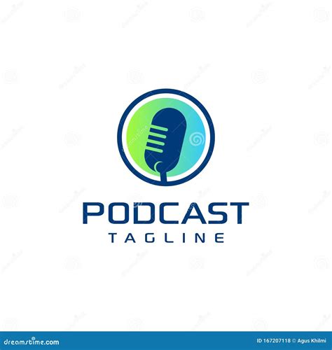 Podcast Logo Icon Designs Vector Stock Illustration Illustration Of