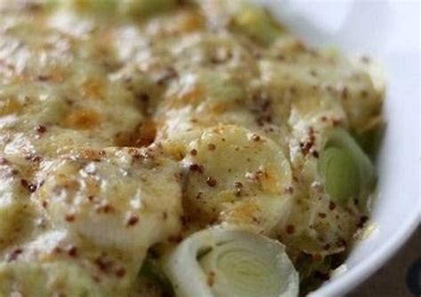 Easy Side Dish Baked Leek With Mustard And Cheese Recipe By Cookpadjapan Cookpad