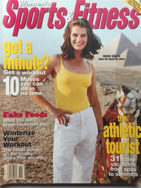 Brooke Shields Novemberdecember 1999 Womens Sports And Fitness Magazine 1072 Picclick