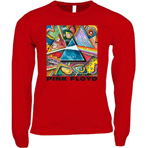 Pink Floyd Long Sleeve Shirt Picasso Prism Artwork Pink Floyd Shirt