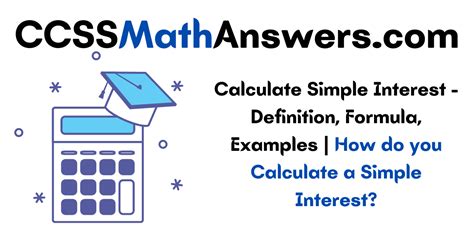 Calculate Simple Interest Definition Formula Examples How Do You