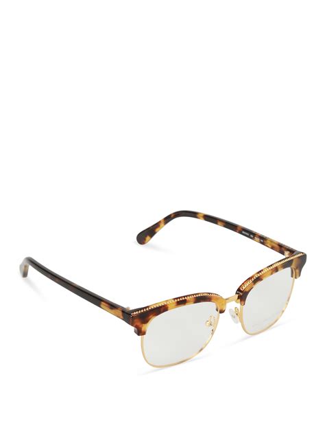 Glasses Stella Mccartney Chain Detailed Eye Glasses Sc0131o002