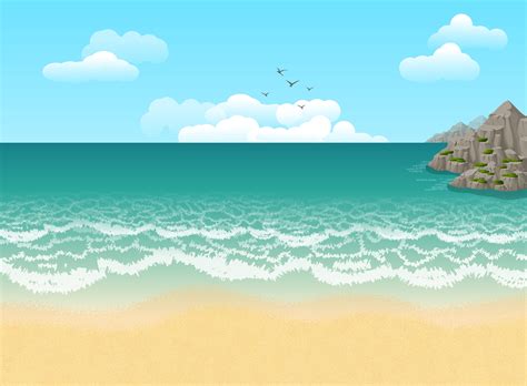 Top 85 Imagen Beach Background Illustration Vn