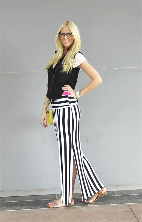 Dressy And Casual In Black And White Stripes The Girl In The Yellow Dress