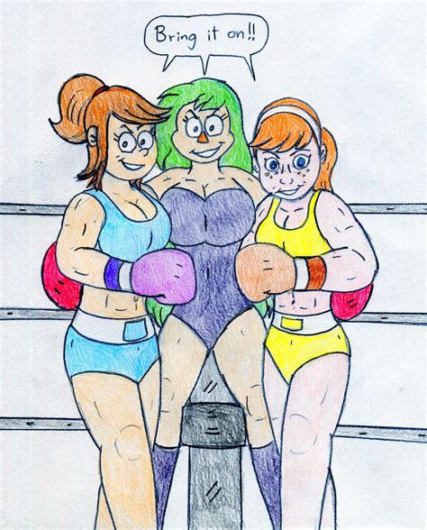 boxing girls posing by jose ramiro on deviantart