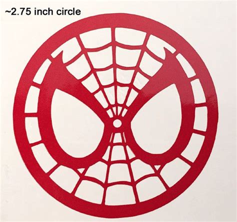 Spider-Man circle logo symbol vinyl decal sticker red by GmanShop