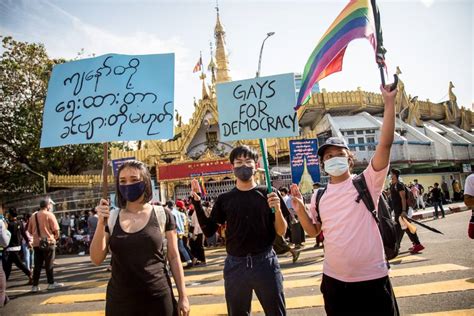 The ruling military changed the country's name from burma to myanmar in 1989. Myanmar: LGBT community joins protests after military coup