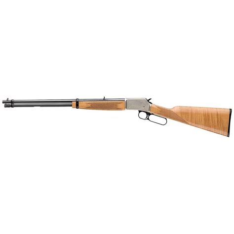 Browning Bl 22 Maplesatin Nickel Lever Action Rifle 22 Long Rifle