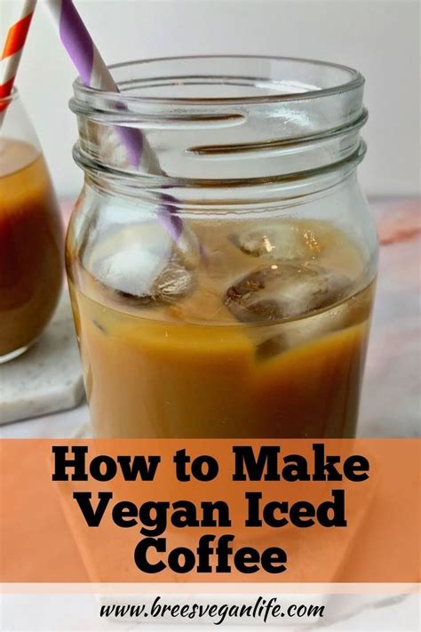Vegan Iced Coffee With Oat Milk Oil Free Vegan Recipes Coffee