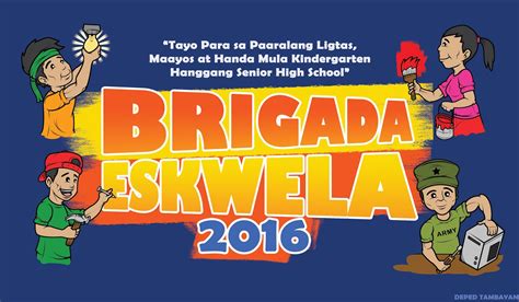 Deped Announces Dates And Theme For Brigada Eskwela Deped Tambayan My