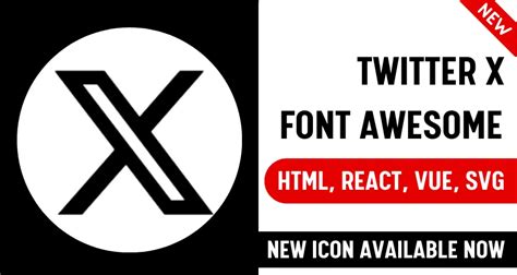 Font Awesome Twitter X Icon Fab Fa Twitter X Fa Brands Fa X Twitter