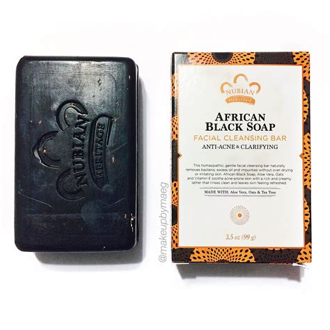 nubian heritage african black soap is the best facial cleansing bar i ve ever tried my face