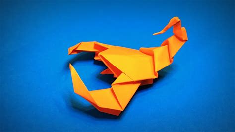 Origami Scorpion How To Make A Paper Scorpion Diy Easy Origami Art
