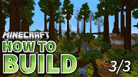 How To Build Redwood Forest In Minecraft Redwood Forest 33 Youtube