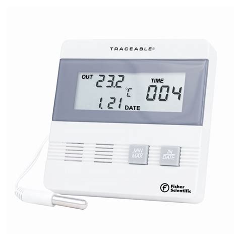 Fisherbrand Traceable Thermometer With Timedate Maxmin Memory