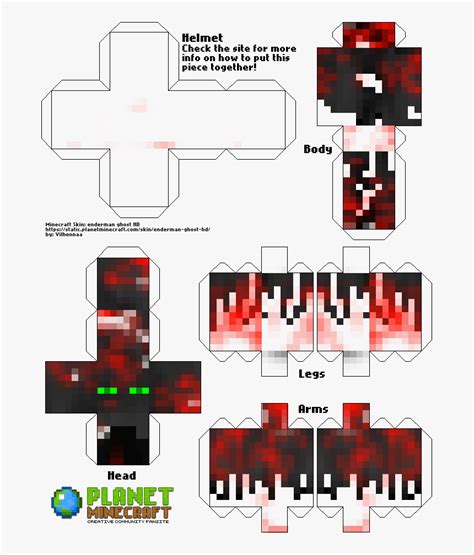 Minecraft Mini Papercraft Design Hd Png Download Kindpng