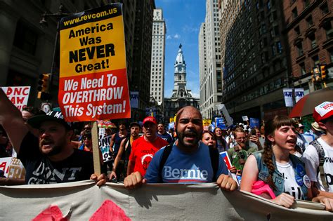 Convention Chaos Already Dnc Chair Out Protesters Storm Philly