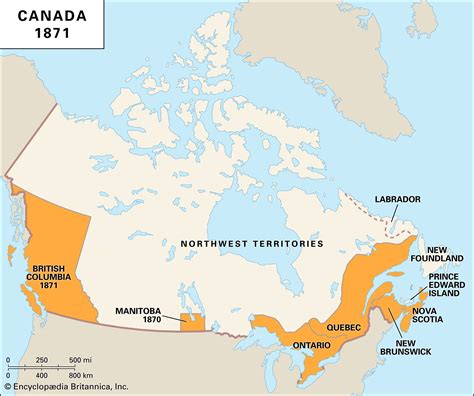 Map Of Canada After Confederation Get Map Update