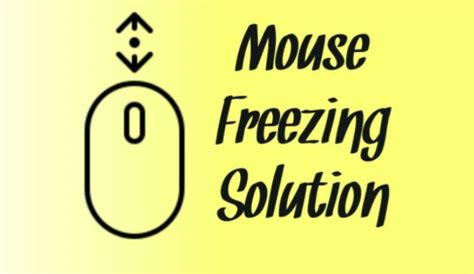Mouse Keeps Freezing Issue In Windows Fix