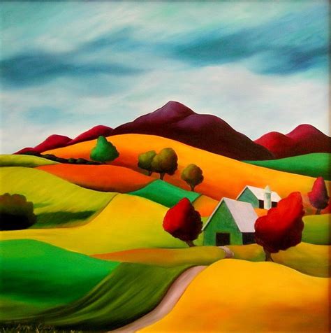Picture Abstract Art Painting Whimsical Art Colorful Art