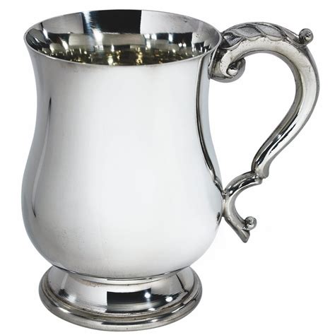 Georgian Pewter Pint Tankard Quality Tankards From Onlinetrophies