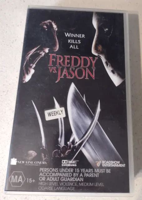 Freddy Vs Jason Vhs Pal Small Box Ex Rental Nightmare On Elm Street Friday Th Eur