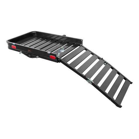 Curt 500 Lb Capacity 50 In X 30 In Aluminum Hitch Cargo Carrier For