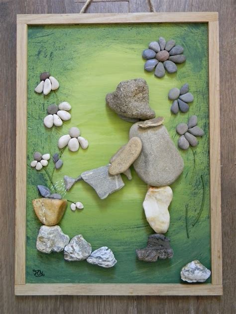 Pin by fatina on Home Decor & DIY | Pebble art family, Stone pictures ...