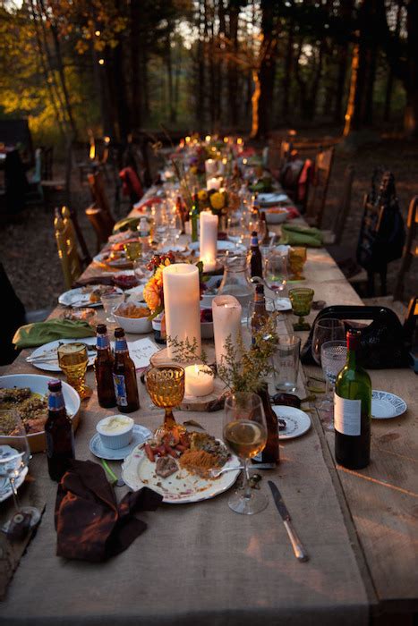 The general rule is that if you have more than six people, you can't. 10 Ways to Throw an Incredible Dinner Party Reception