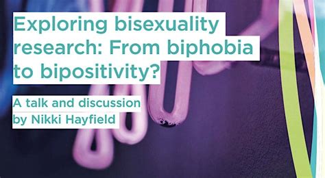 exploring bisexuality research from biphobia to bipositivity september 23 2022 online event