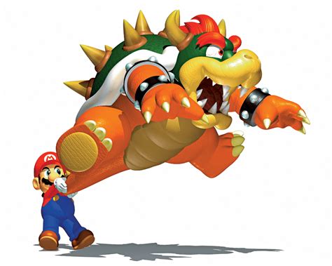 Mario swinging Bowser (Super Mario 64) | Super mario art, Super mario bros, Mario bros