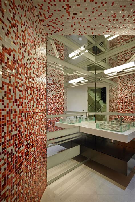 Tile backsplash ideas for modern vanities. 30+ Creative Bathroom Tile Ideas You'll Be Tempted to Try ...