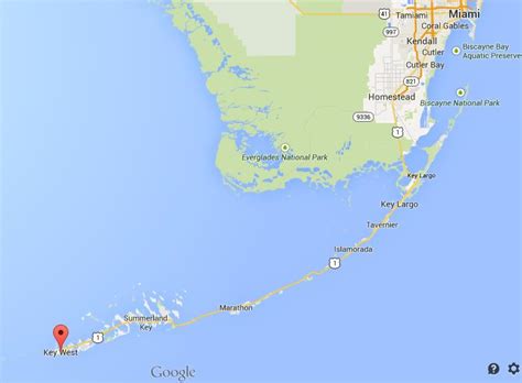 Where Is Key West On Map Of Florida Keys World Easy Guides