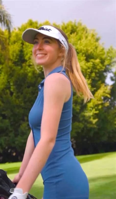 Onlyfans Golf Star S Nipples Almost Burst Through Skin Tight Bodysuit