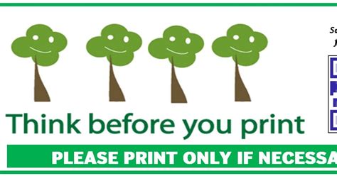 Avoid Wastage Of Color Printouts Think Before You Print