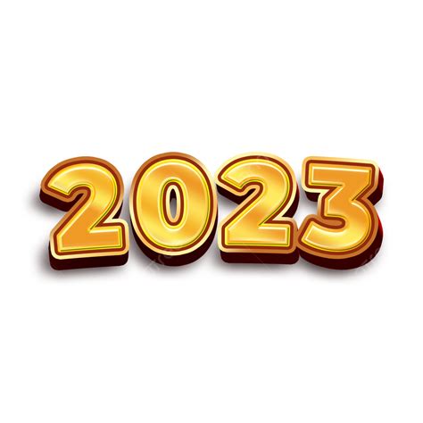 Happy New Year 2023 Gold 3d 2023 Gold 3d Happy New Year New Year Png